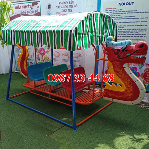 XÍCH ĐU NGOÀI TRỜI HÌNH CON RỒNG